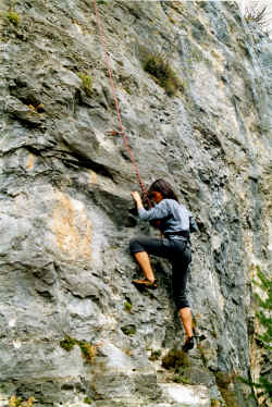 Parete di arrampicata